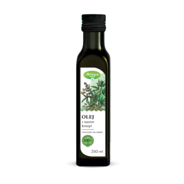 Product - Cold-pressed hemp seed oil