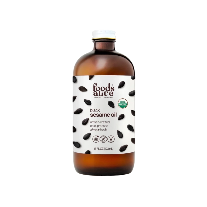 Organic black sesame oil